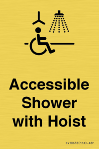 Accessible Shower with Hoist